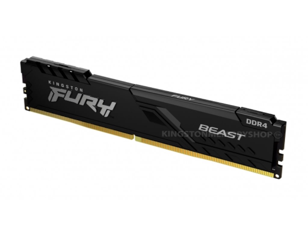 KINGSTON DRAM 16GB 3200MHz DDR4 CL16 DIMM FURY Beast crna EAN: 740617319859-8